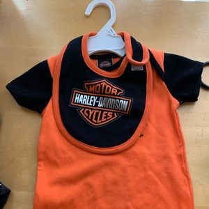 Harley-Davidson baby onesie shirt